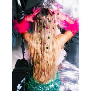 Feed Me Gems Hair Sprinkles 2 Styles Available 14K Gold Plated NWT